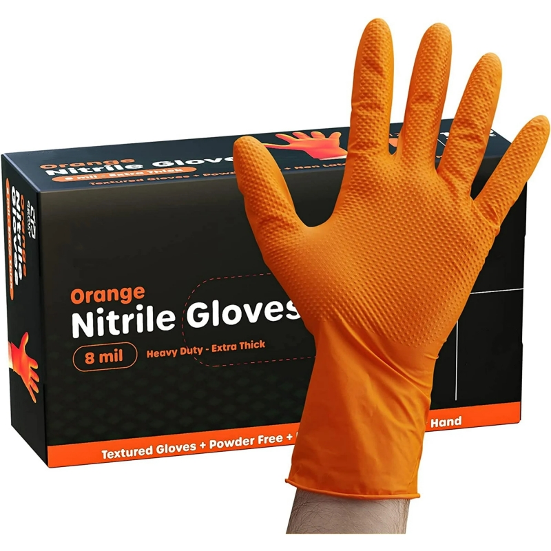 8mil Nitrile Gloves Thick 30/5 - Nitrile Mechanic Glove recension och pris